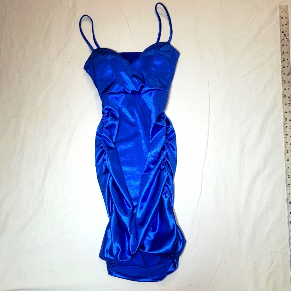 $Electric Blue Party Dress,  Size XS (2)